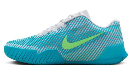 Женские Кроссовки теннисные Nike Zoom Vapor 11 - white/teal nebula/lime blast/jade ice