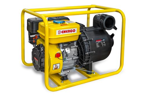 Мотопомпа бензиновая Energo PTG 307AC (AGG AGCP80) - для хим. жидкостей [80 мм | 60 м³/ч | 1000 л/мин]