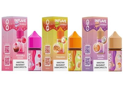 Жидкость INFLAVE Bubble Dessert Salt 2% 30 ml