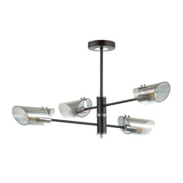 4402/4C MODERNI LN19 000 хром, черный Люстра потолочная E14 4*40W 220V NOLAN