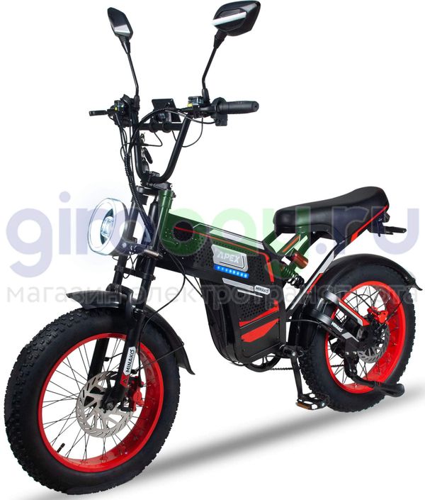 Электровелосипед Minako APEX (48V/20Ah) - Красный фото №1