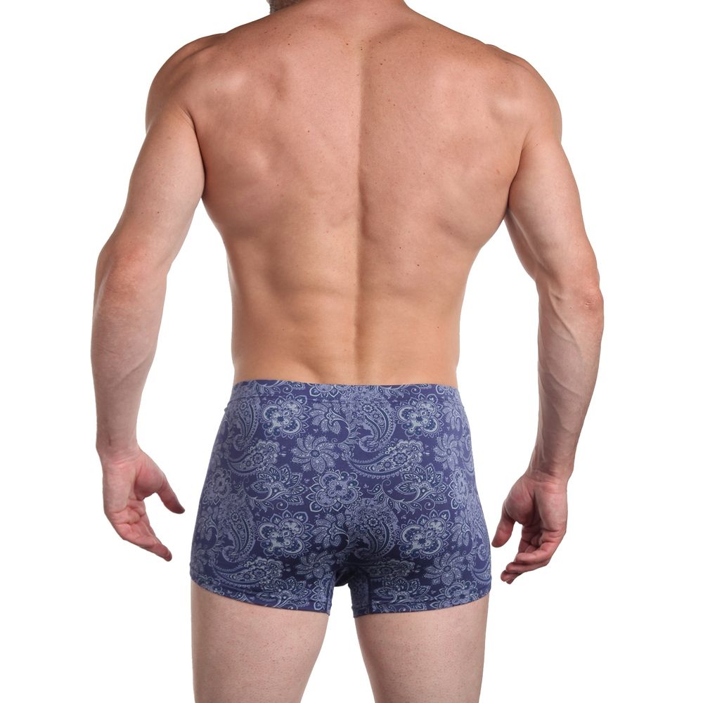 Мужские трусы боксеры темно-синие с принтом Sergio Dallini 2942-5