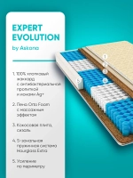 Матрас Askona Expert Evolution 160x200х23, среднежесткий/среднежесткий