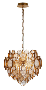 Светильник подвесной Crystal Lux DESEO SP6 D460 GOLD