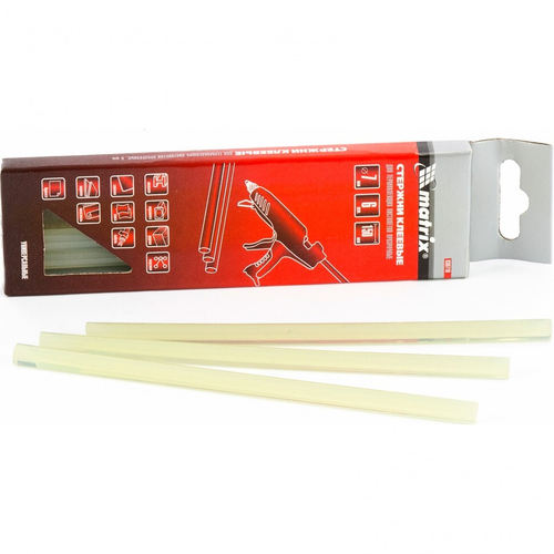 MATRIX Стержни клеевые прозрачный 7 х 150мм 6шт/упак