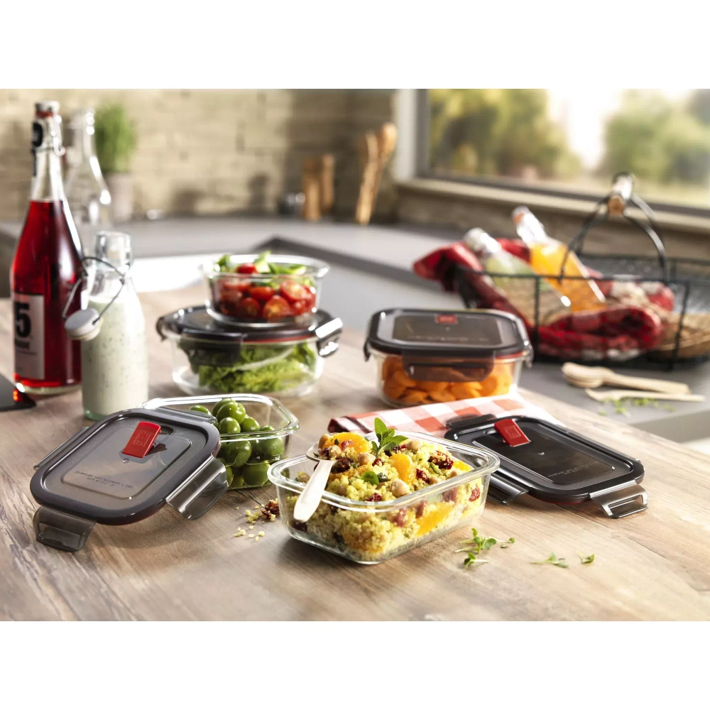 Zwilling - Контейнер стеклянный квадратный Gusto 1,1л / артикул   39506-006-0  / GTIN 4009839392368