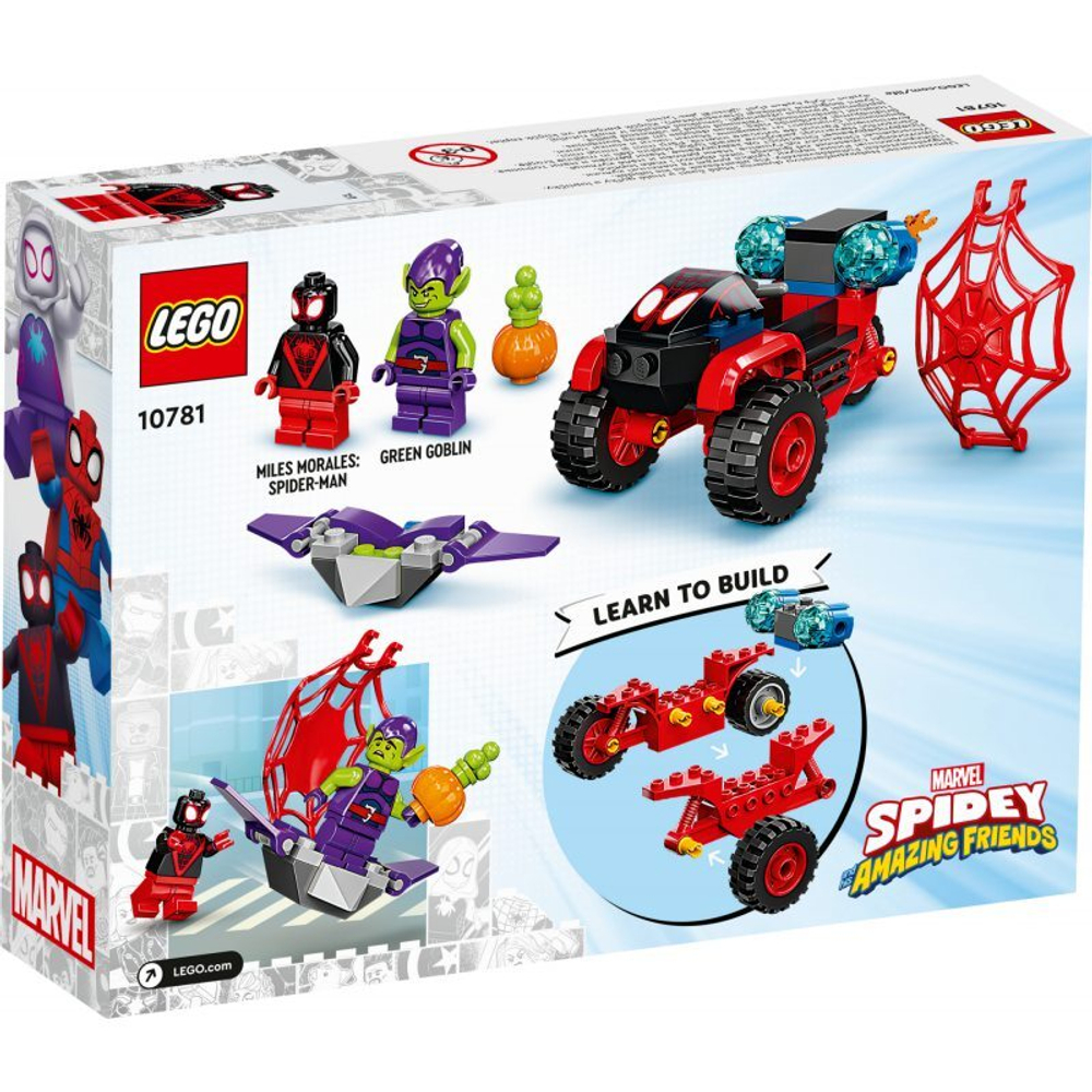 LEGO Marvel - Майлз Моралес: трехколесный велосипед Technot Человека-паука 10781
