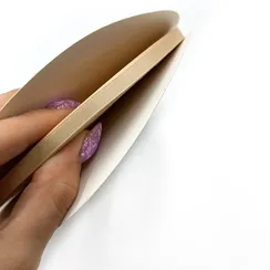 Атласная лента 6 мм, бежевая, Arta-F