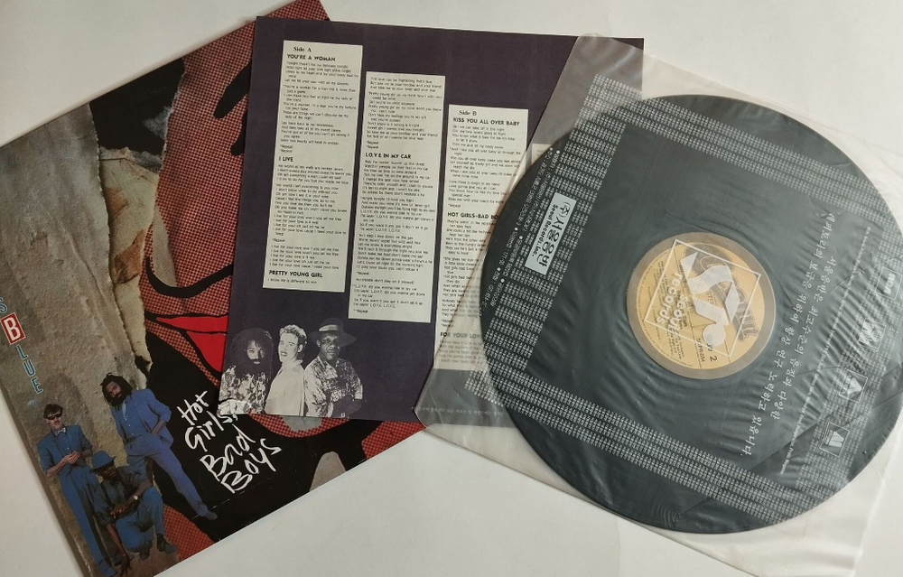 Винтажная виниловая пластинка LP Bad Boys Blue Hot Girls, Bad Boys (South Korea 1987)