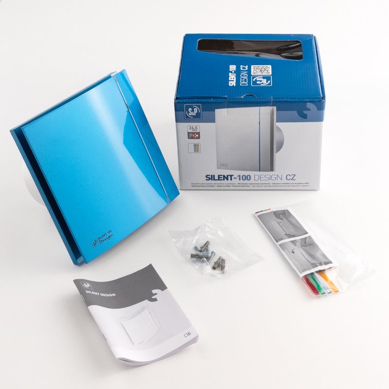 Накладной вентилятор Soler Palau SILENT-100 CZ BLUE DESIGN 4C
