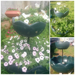 Садовый цветник Фонтан 900+600, высота 1060