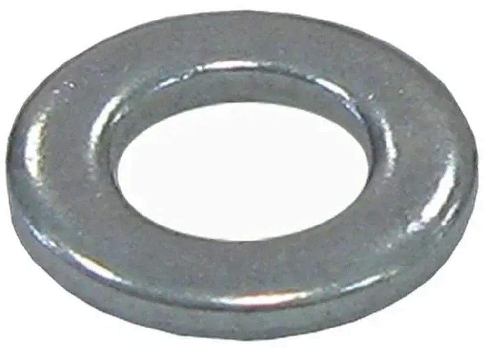 Шайба оцинкованная DIN 125A 10 мм ( белый цинк 12 шт) 16171