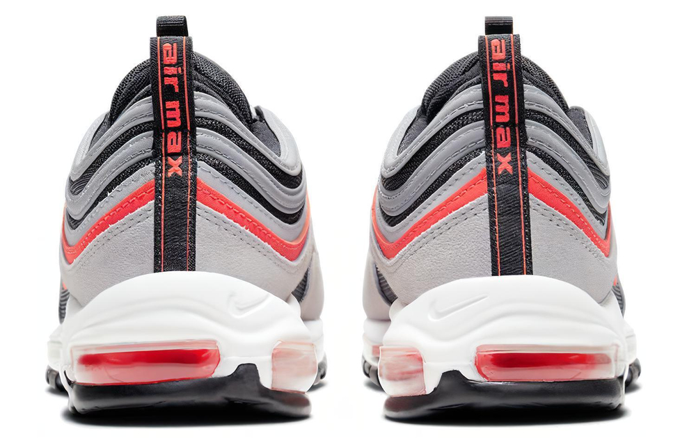 Nike air max 97 wolf grey solar red 2025