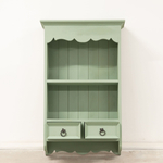 Шкаф навесной Прованс 2 ящика для кухни и ванной из массива сосны, эвкалиптовый