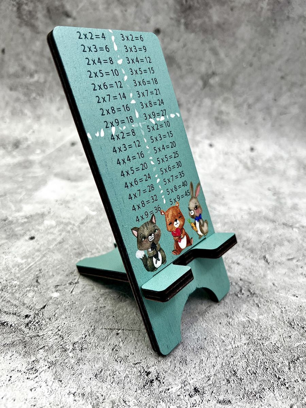 Подставка для телефона деревянная