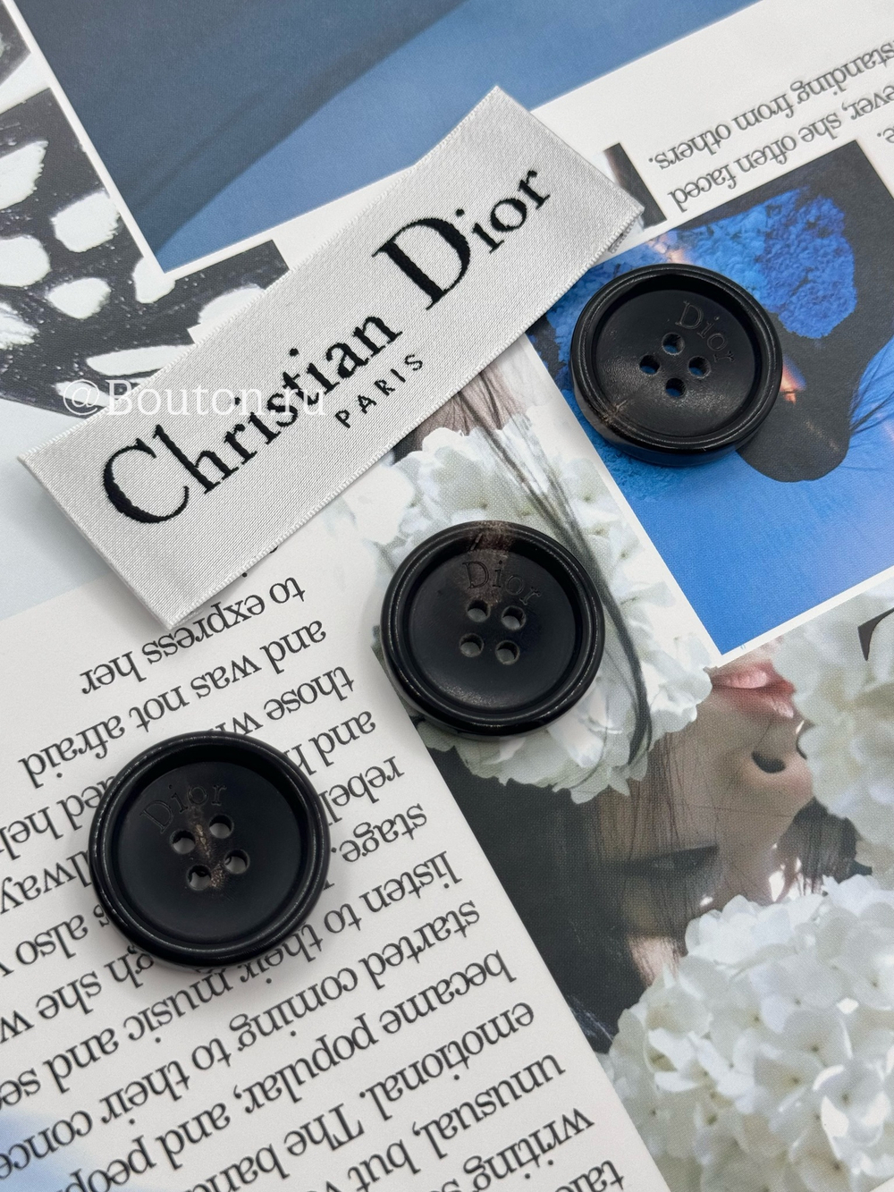 Пуговицы Ди. роговые коричневые (натуральный рог)