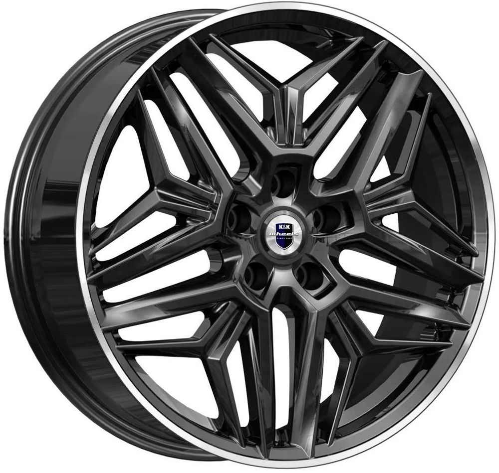 K&amp;K Колумб 7x19 5x108 ET 33 Dia 60.1 (алмаз черный)