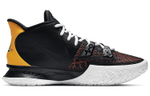 Nike Kyrie 7 Owen shock absorption, non-slip, wear-resistant, wrapping support, mid-cut actual combat basketball shoes for men and women with the same black and yellow domestic version