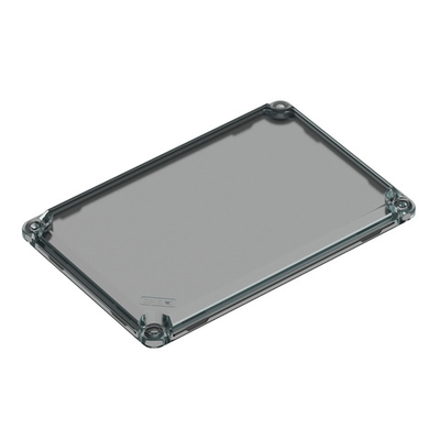 Прозрачная крышка  высотой 21 мм, для корпуса RAM box 300х200х146 мм