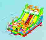 Коммерческий надувной батут «Тигриная страна 4», 10*6*5,5 м