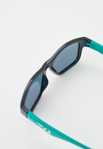 Спортивные очки 720armour Fabio / Shiny Crystal Black / Matte Emerald Green Temple / HC Polarized Smoke Revo Silver Lens