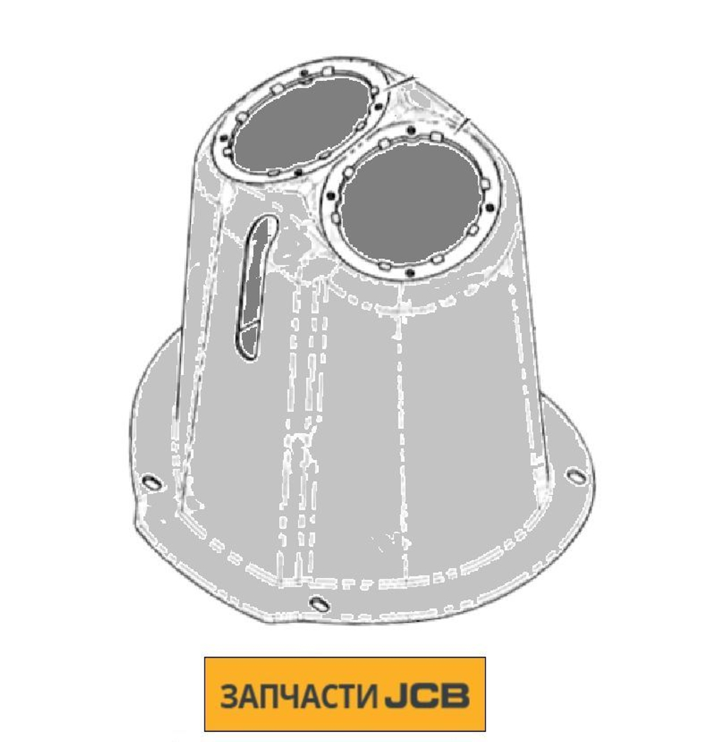 Корпус рычагов JCB 332/G3868