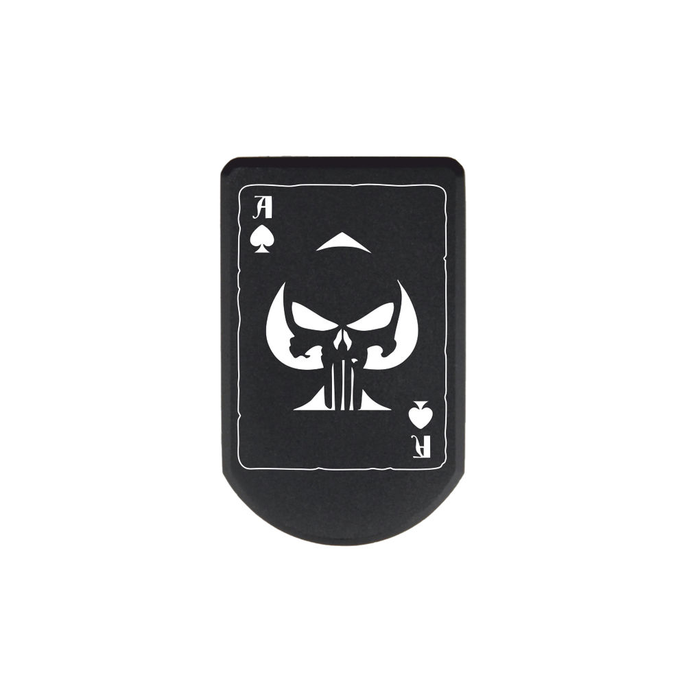 Пятка +3 патрона для магазинов Grand Power, ПЛК, CZ, Tanfoglio с гравировкой Каратель