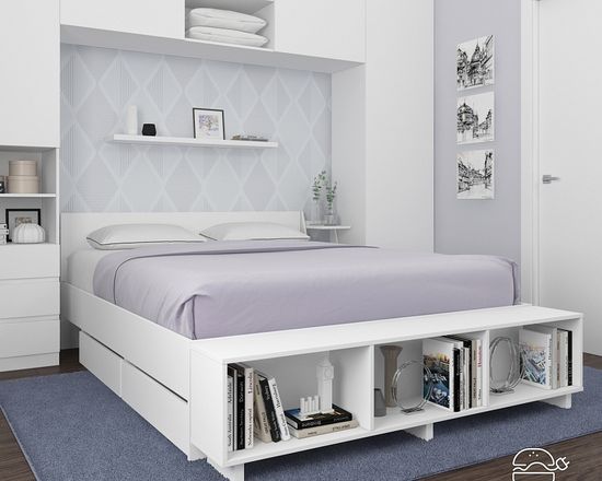 белый / белый (полка ДЕПО-2 заказывается отдельно, в комплект НЕ входит)