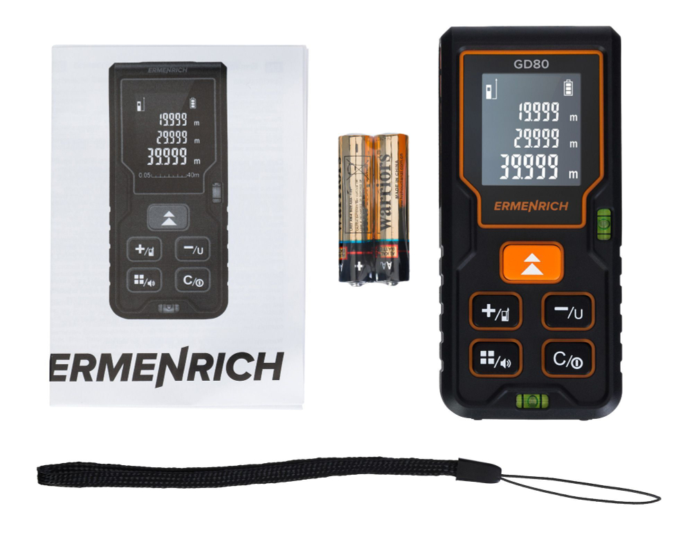 Лазерная рулетка Ermenrich Reel GD60