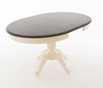 Стол Аврора Леонардо D100, Темный орех/Слоновая кость