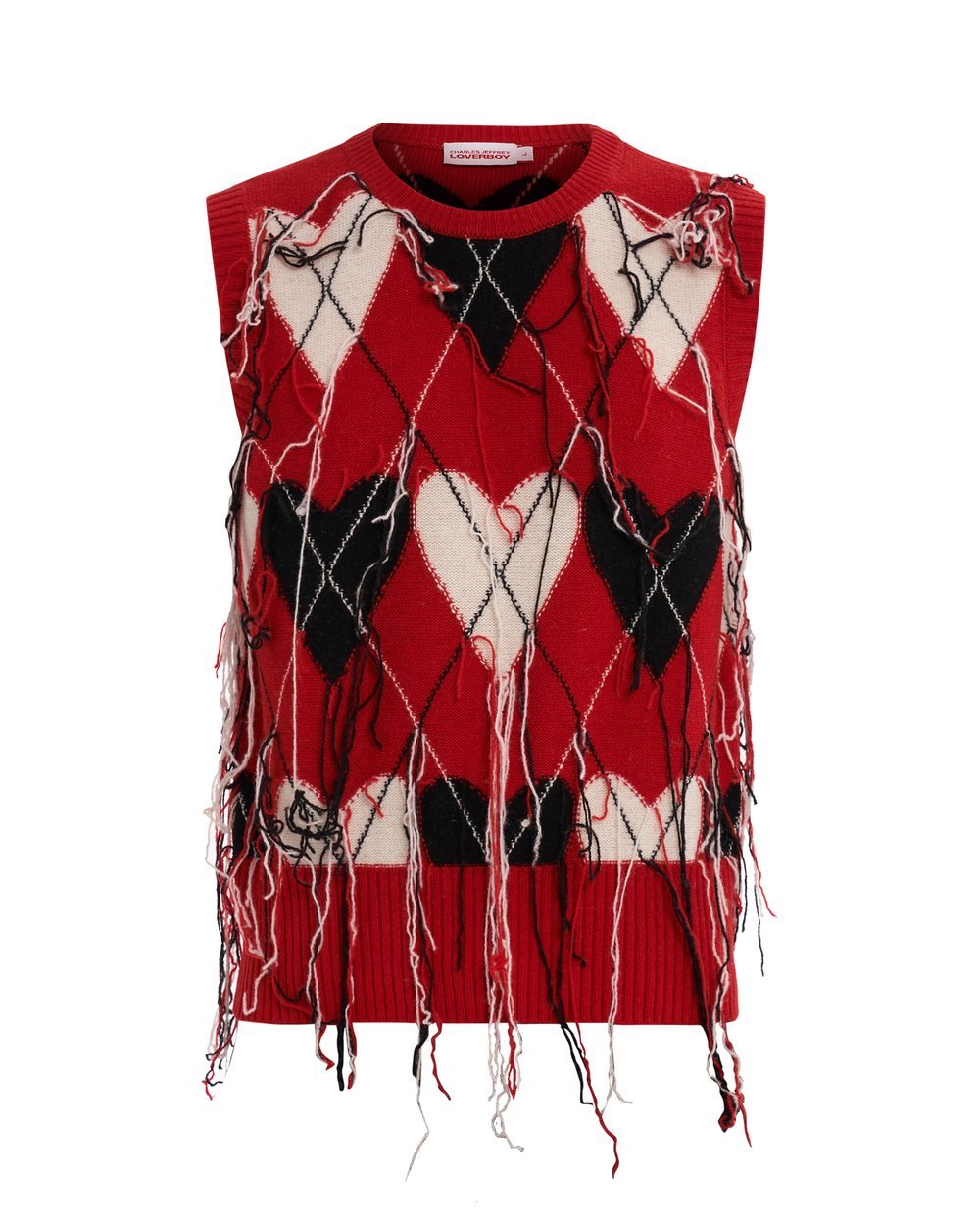 CHARLES JEFFREY LOVERBOY ЖИЛЕТ GUDDLE VEST КРАСНЫЙ