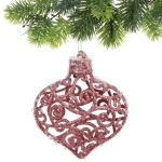 Подвеска «Ажурная капля» 9,5 см, Янтарь