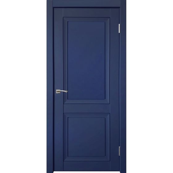 Дверь экошпон Decanto 1 barhat blue глухая