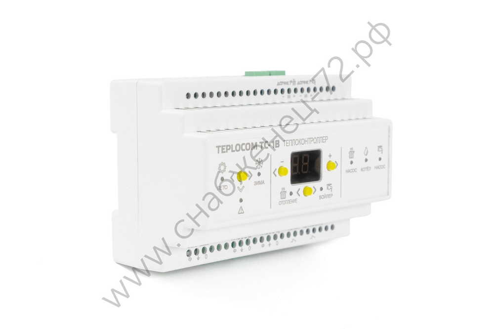 Теплоконтроллер TEPLOCOM Бойлер TC-1B для сист отопл и ГВС, упр котлом и насосами