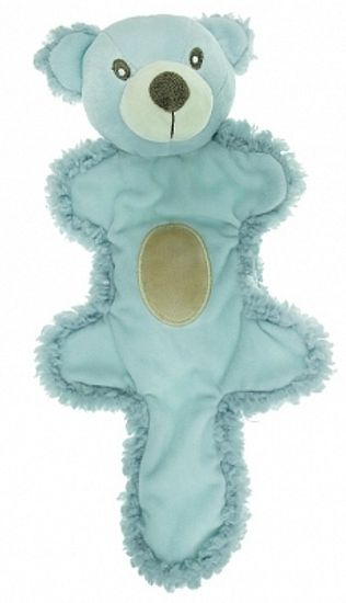 AROMADOG Игрушка для собак Мишка с хвостом 25 см голубой