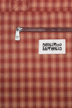 ZARA X BENITO ANTONIO ТКАНЕВАЯ СУМКА-ТОУТ, ОРАНЖЕВЫЙ