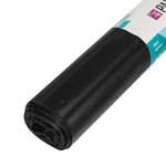 Пакеты для мусора 120 л x 10 шт., ПВД прочные черные, длинный ролик, Home Palisad 927265