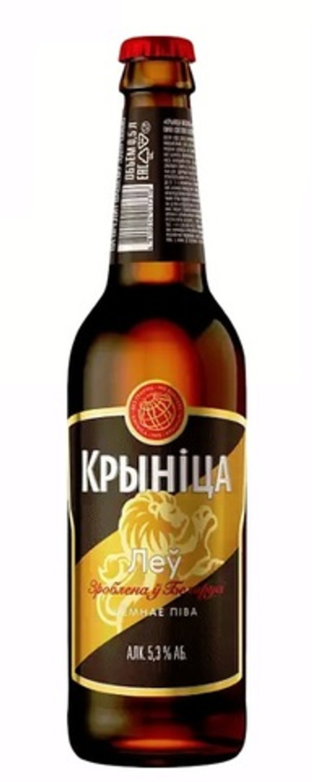 Пиво "Лев" темное 0,5л. Крыница