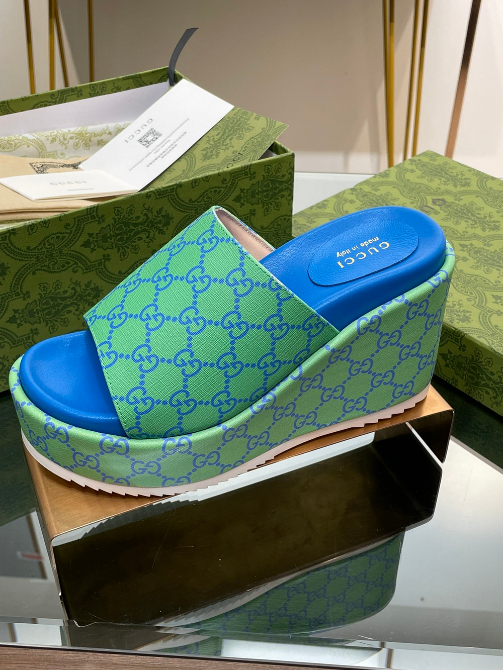 Gucci Platform Slide Sandal