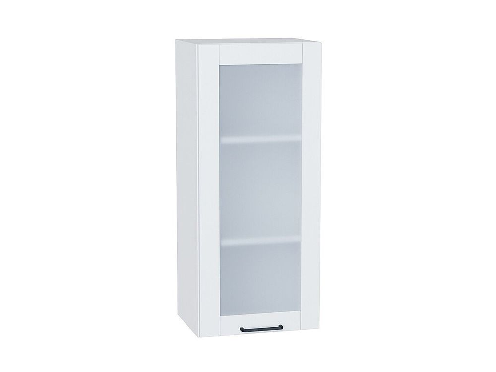 Шкаф верхний с 1-ой остекленной дверцей Флэт Плюс