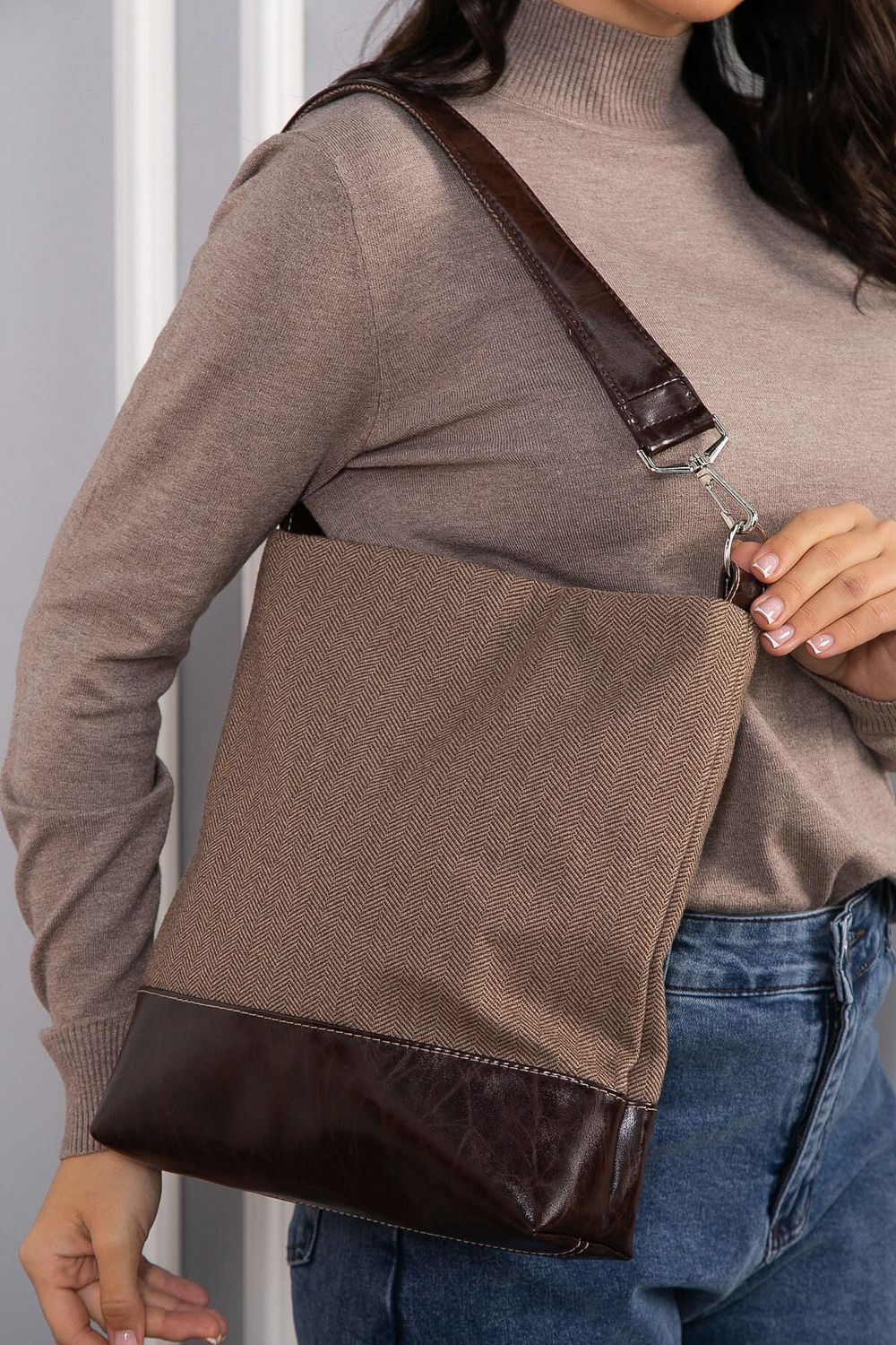 Сумка-шопер (коричневая) СШ08-46 LT Collection