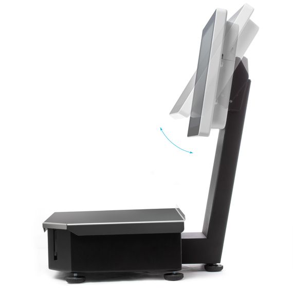 Весы с печатью этикетки POScenter PC200C3V4 (15&quot;, емкостной, RAM 2Gb/HDD 500Gb) Windows 10, черный моноблок POScenter