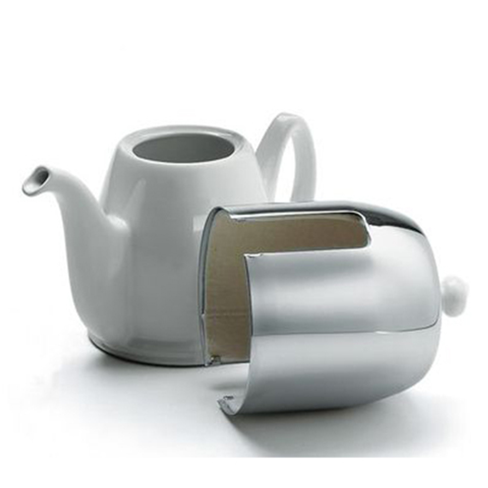 Чайник заварочный с ситечком на 6 чашек 0.9л Guy Degrenne Salam White