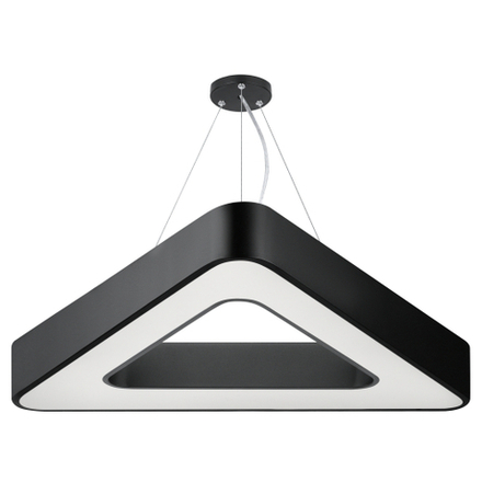 Светильник LED ЭРА Geometria SPO-153-B-40K-030 Delta 30Вт 4000К 2100Лм IP40 600*80 черный подвесной драйвер внутри