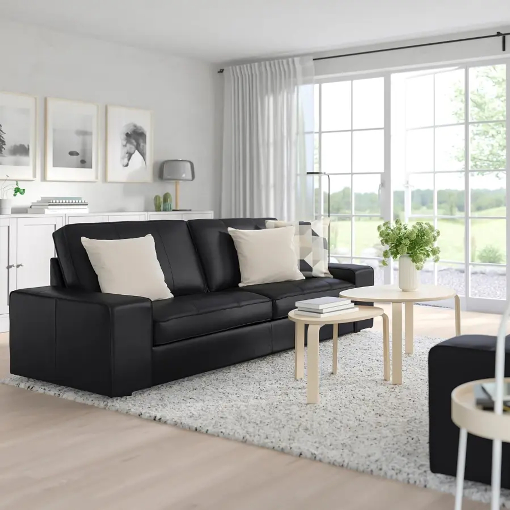 Диван 3-местный - IKEA KIVIK/КИВИК ИКЕА, черный