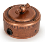 Переключатель ретро поворотный 1 кл. "Старая Медь" VINTAGE-BRASS 30101-3 / 1 Группа света, проходной