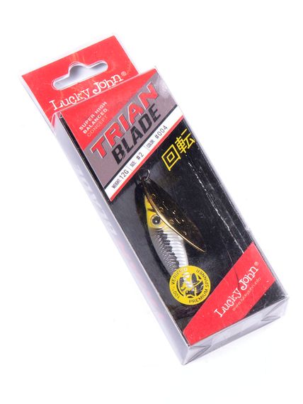 Блесна вращ. Lucky John TRIAN BLADE LONG 12.0г 004 в блистере
