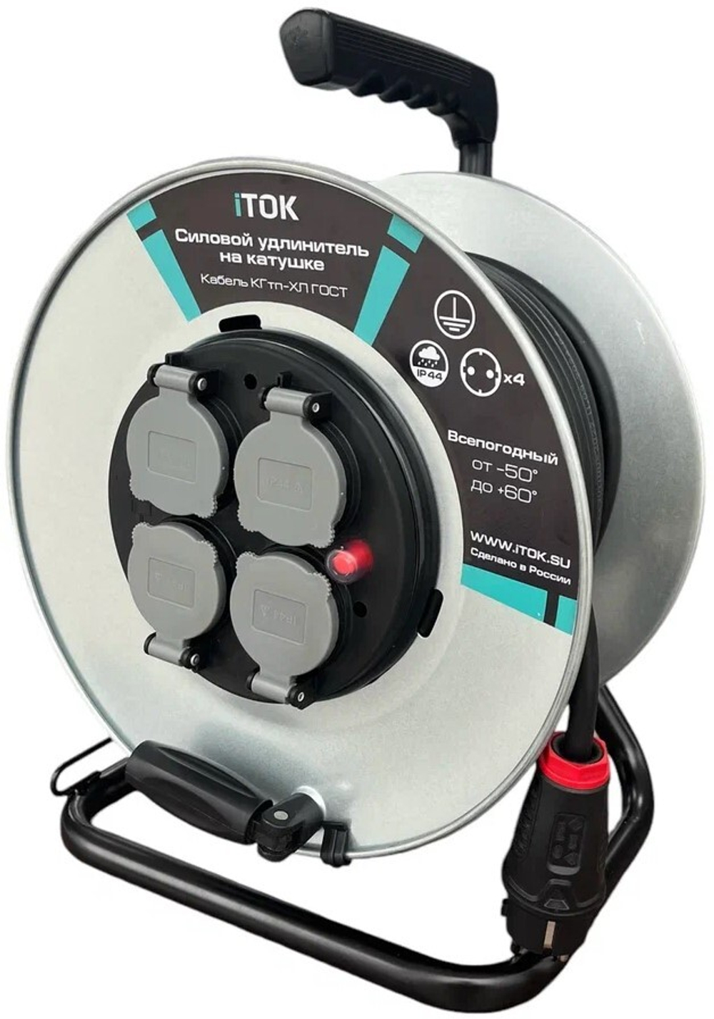 Удлинитель силовой iTOK i-CONNECT-PRO-SUK-M-T-KG-325-4-44-30