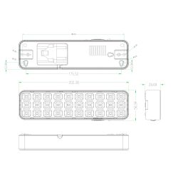 Аварийный светильник светодиодный ЭРА DBA-102-0-20 непостоянный 30LED 5ч IP20 выход