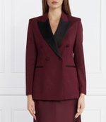 Хлопковый пиджак Jatuxa BOSS BLACK - бордовый(50500865)
